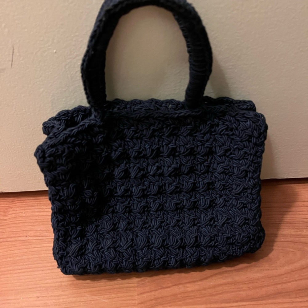 Navy Blue Hand Bag